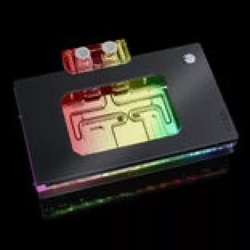 BitsPower radiatorius RTX 5090 (BPM-VG5090MSR) — NEBULA Suprim/Gaming Trio/Vanguard, ARGB akrilas, juodas