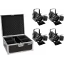EUROLITE Theater Spot AKKU THA-20PC TRC 4x maitinamas baterijomis — Nešiojamas baterinis LED prožektorius