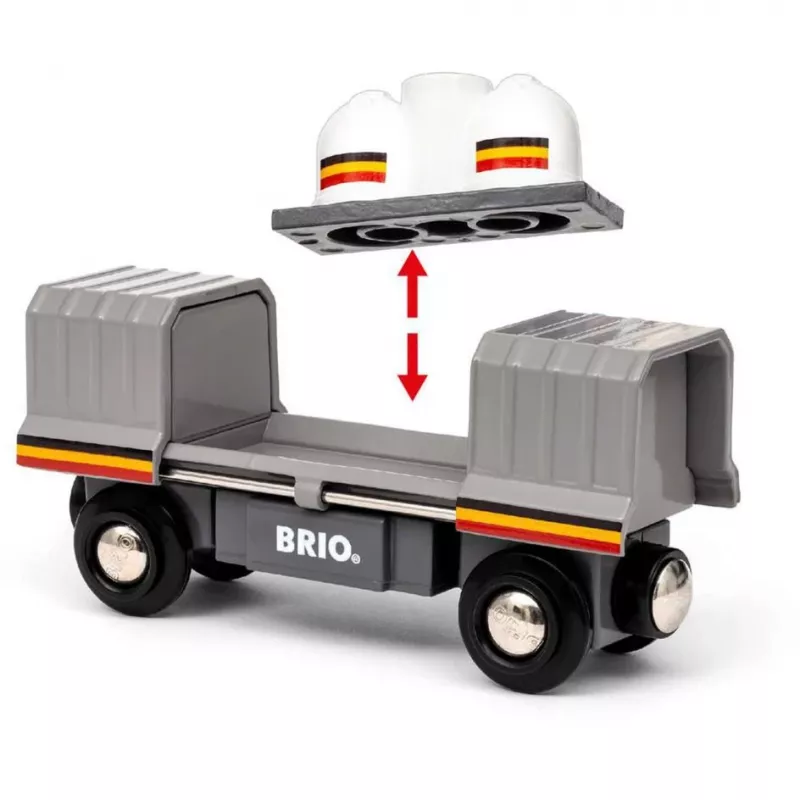 Train BRIO World Santa Fe Train Trains of the World Įvairių spalvų