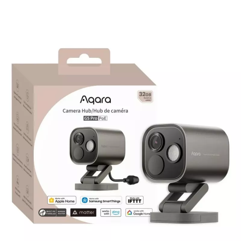 Aqara Camera Hub G5 Pro (PoE) Pilka