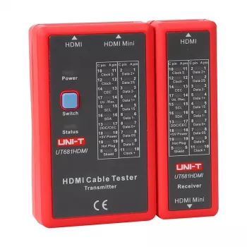 HDMI kabelių testeris No name UT681HDMI — HDMI laidų vientisumo ir sujungimų tikrinimas