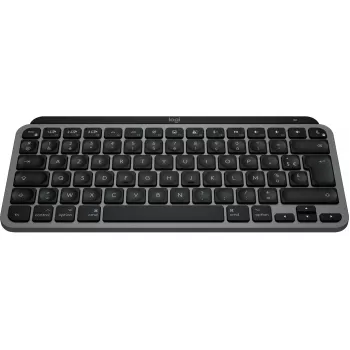 Logitech Master Series MX Keys Mini for Mac - klaviatūra - kompaktiška - apšviečiama - belaidė - Bluetooth LE - AZERTY - prancūziška - Space-Pilka (920-012646)