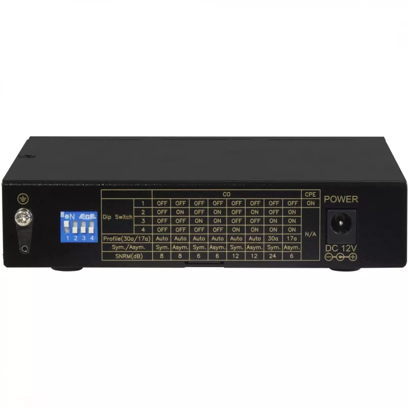 Modemas ALLNET ALL-MC116VDSL2 160 Mbit/s 2x RJ45 SFP Juoda