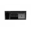 Rack korpusas LANBERG SC01-3504-10B, 1x 3.5 colio + 1x 2.5 colio lizdai, 7 išplėtimo lizdai, 2x 120mm priekiniai ventiliatoriai, USB2.0