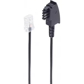 shiverpeaks BS70002-3 Telefono kabelis 3 m Juodas (BS70002-3)