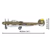 Cobi Building Blocks Lockheed P-38H Lightning rinkinys 5763 — mastelinis modelio rinkinys, kolekcinis lėktuvo modelis