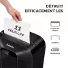 Powershred | LX70 | Juoda | 18 L | Kreditinių kortelių smulkinimas | dB | Popieriaus apdorojimas standartinis/išėjimas 11 lapų per eigą | Skersinis pjaustytuvas | Garantija 24 mėn.