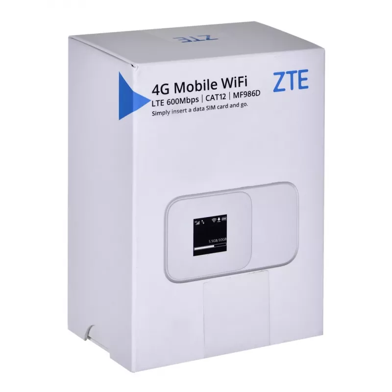 Maršrutizatorius ZTE MF986D 4G UFI LTE CAT12/13 1x USB Type C, 1x SIM lizdas 2x TS-9