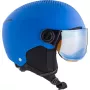 Šalmas ALPINA ZUPO VISOR QLite — vaikiškas slidinėjimo šalmas, kietas kevalas, 54–58 cm, integruotas skydelis, Run System Ergo Snow