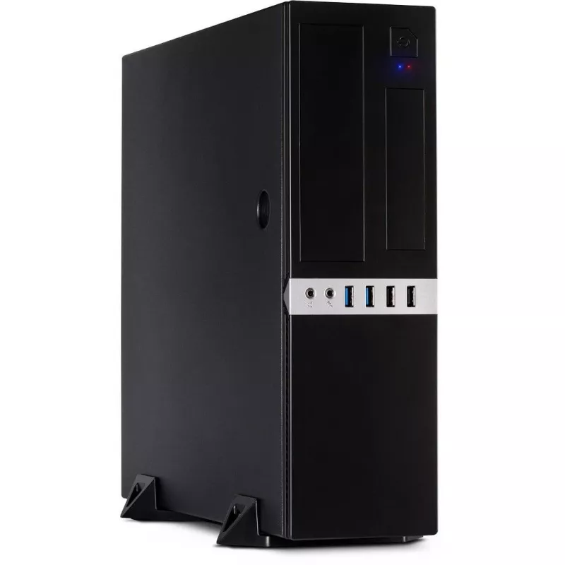 Inter-Tech IT-503 - SFF - Mini-ATX - be maitinimo šaltinio (TFX12V) - matinė juoda - USB/Audio (88881270)