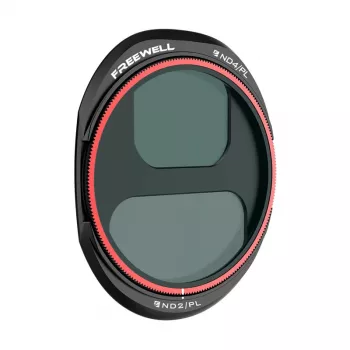 Neutralios tankio + poliarizatoriaus hibridinis filtras Freewell ND4/PL, skirtas DJI Mavic 4 Pro