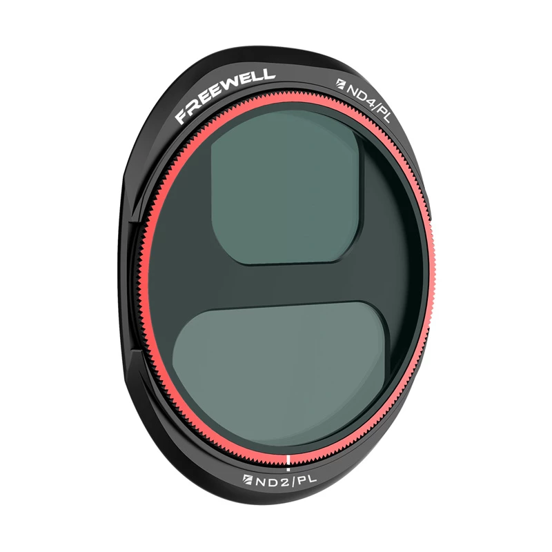Neutralios tankio + poliarizatoriaus hibridinis filtras Freewell ND4/PL, skirtas DJI Mavic 4 Pro
