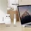Tinklo USB adapteris MERCUSYS MA30N — Dviejų dažnių „Wi‑Fi“ (2,4/5 GHz), 400/867 Mbps, USB 2.0, vidinė antena, baltas