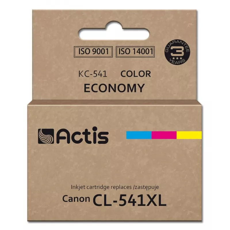 Actis KC-541 rašalas Canon spausdintuvui (CL-541XL keitimas) Supreme, 18 ml, mėlyna, geltona, purpurinė.
