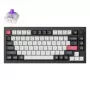 Mechaninė klaviatūra Keychron Q1 HE RGB Hot-Swappable belaidė anglies juoda