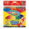 Colorino Kids trikampiai spalvoti pieštukai 24 spalvos (su galąstuvu)