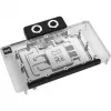 Grafikos plokštės vandens blokas „Alphacool RTX 5080 Phoenix Transparent Sidabrinė“ su galine plokšte
