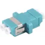 S/CONN šviesolaidinis adapteris LC/LC 07-60012 aqua spalva vienmodis