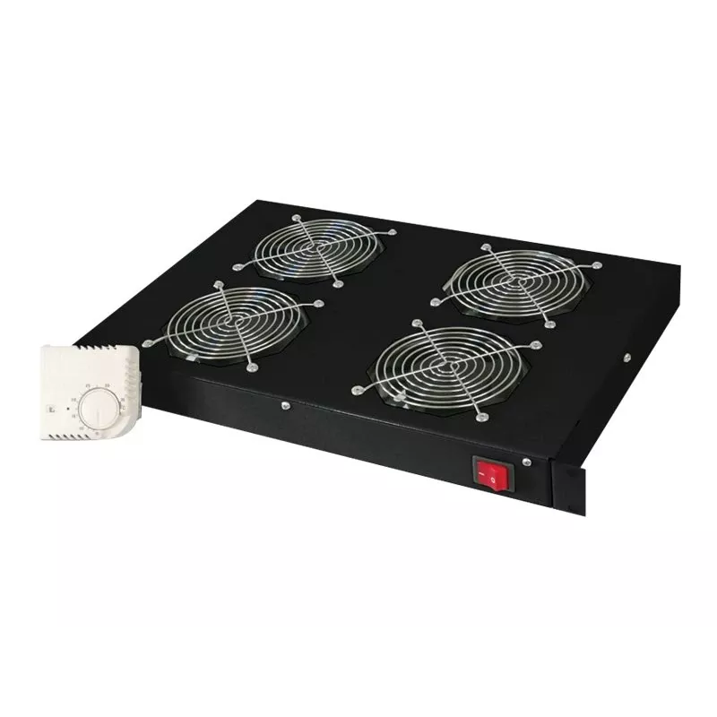 Vėdinamas tuščias skydelis Digitus DN-19 FAN-4-HO-SW