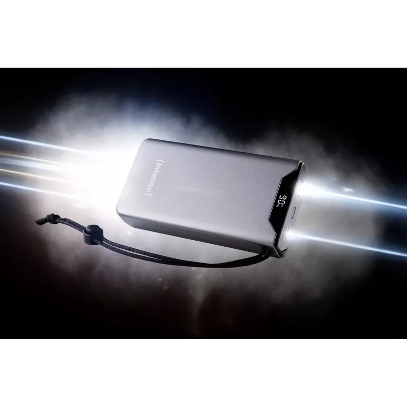 Išorinė baterija INTENSO 7332054 — 20000 mAh, PD 3.0 & QC 3.0, 20 W, USB-A + USB-C, pilka
