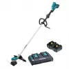 Makita DUR368LPT2 krūmapjovė / žoliapjovė 35 cm Baterija Juoda, Mėlyna