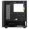 PC korpusas SAVIO Noctis Flow RGB — Cube, ATX/Mini-ITX, 3x 120 mm priekiniai ventiliatoriai, grūdintas stiklas šone, maks. GPU 35 cm