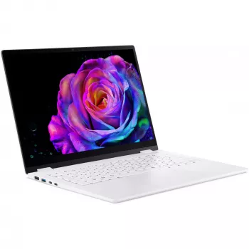Nešiojamas kompiuteris Acer Swift Edge SFE14-51T-75RZ — Intel Core Ultra 7 258V, 14 colių 2.8K jutiklinis ekranas, 32 GB LPDDR5x, 1 TB SSD, Intel Arc 140V, Windows 11 Home, baltas