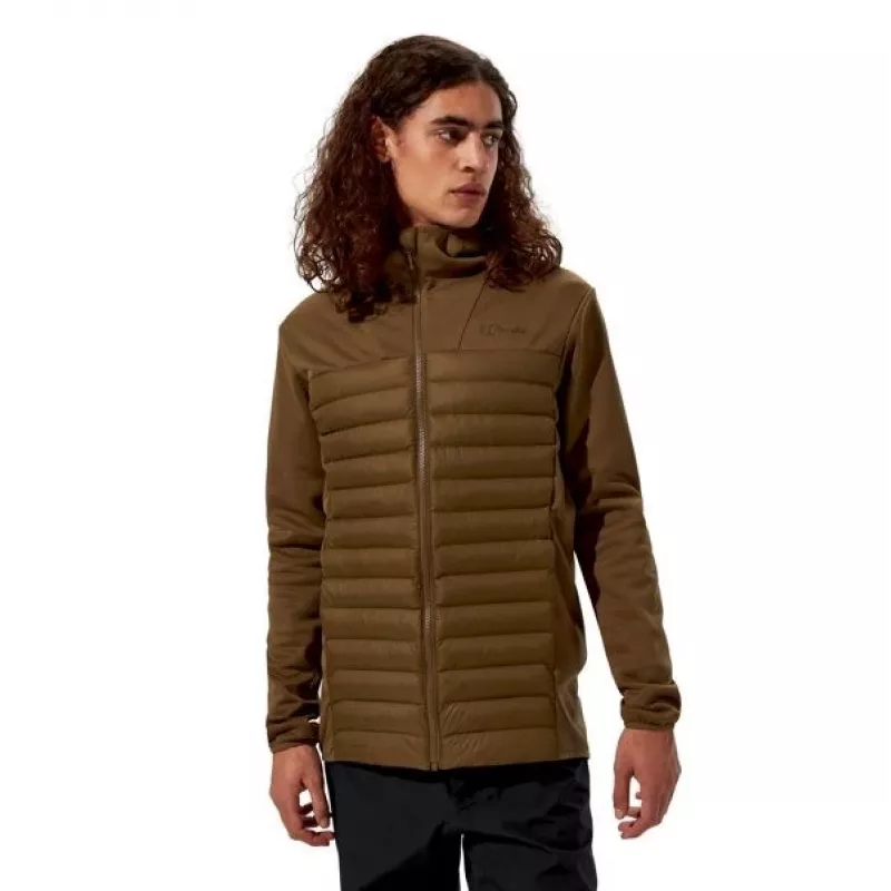 Vyriškas Berghaus striukė su gobtuvu, hibridinis modelis, M dydis, ruda