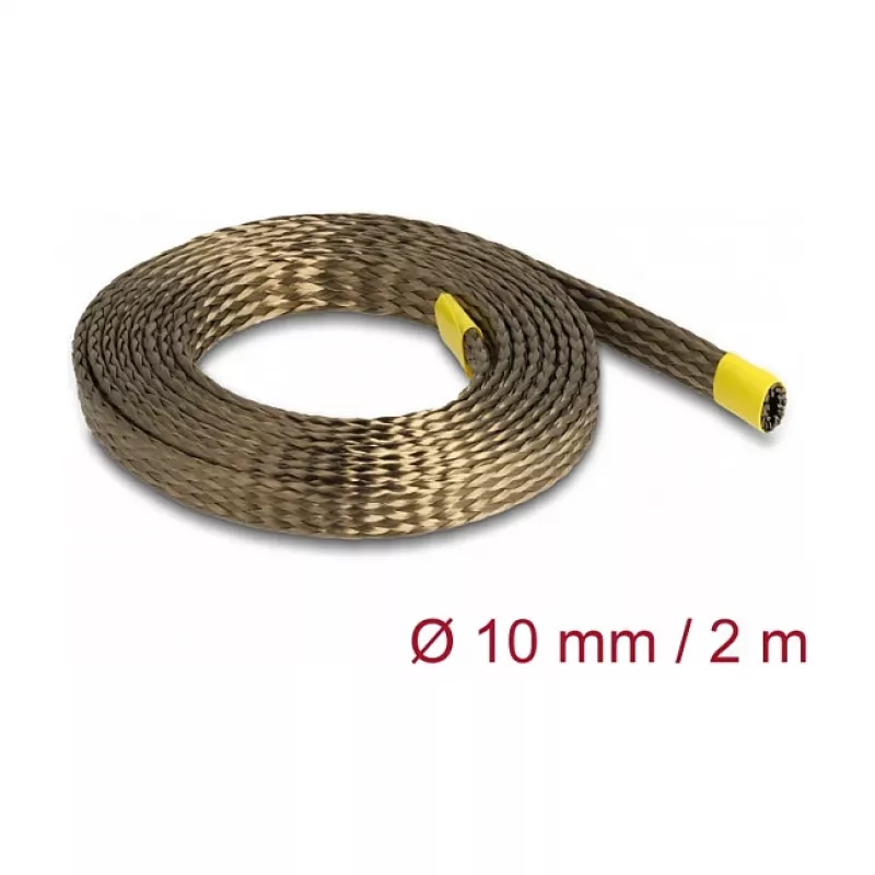 DeLOCK pintas apvalkalas iš bazalto pluošto 2 m x 10 mm rudas