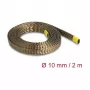 DeLOCK pintas apvalkalas iš bazalto pluošto 2 m x 10 mm rudas