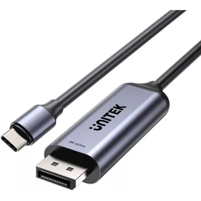 Unitek USB-C į DisplayPort 8K dvikryptis laidas 1,5 m