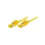 Tecline Premium - Patch-Cable - RJ-45 (M) to RJ-45 (M) - 50 cm - SFTP, PiMF -Cat.7 neapdorotas kabelis (Cable) / CAT 6a (Ports) - Shielded, Halogen-Free, Snagless - Geltona (70700Y)