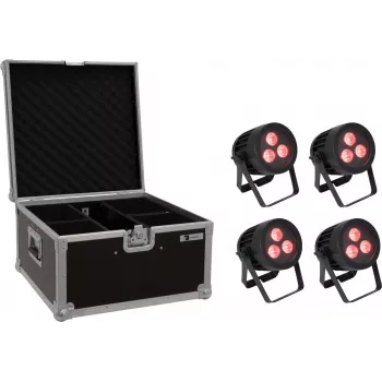 LED PAR šviestuvų rinkinys EUROLITE 20000845 — 4×9W, IP klasė