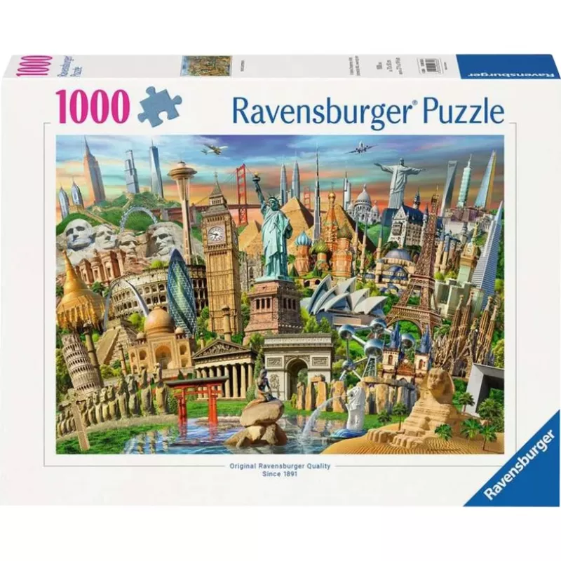 Puzzle world landmarks (1000 Pieces)