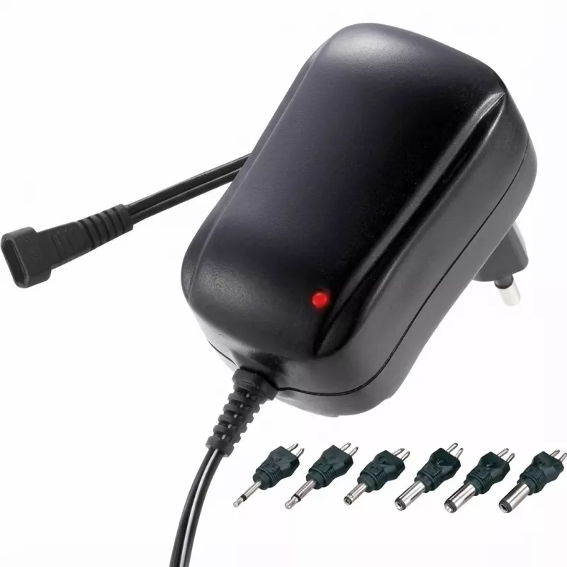 S-Impuls universalus maitinimo šaltinis 6 adapteriai 3-12V 12W
