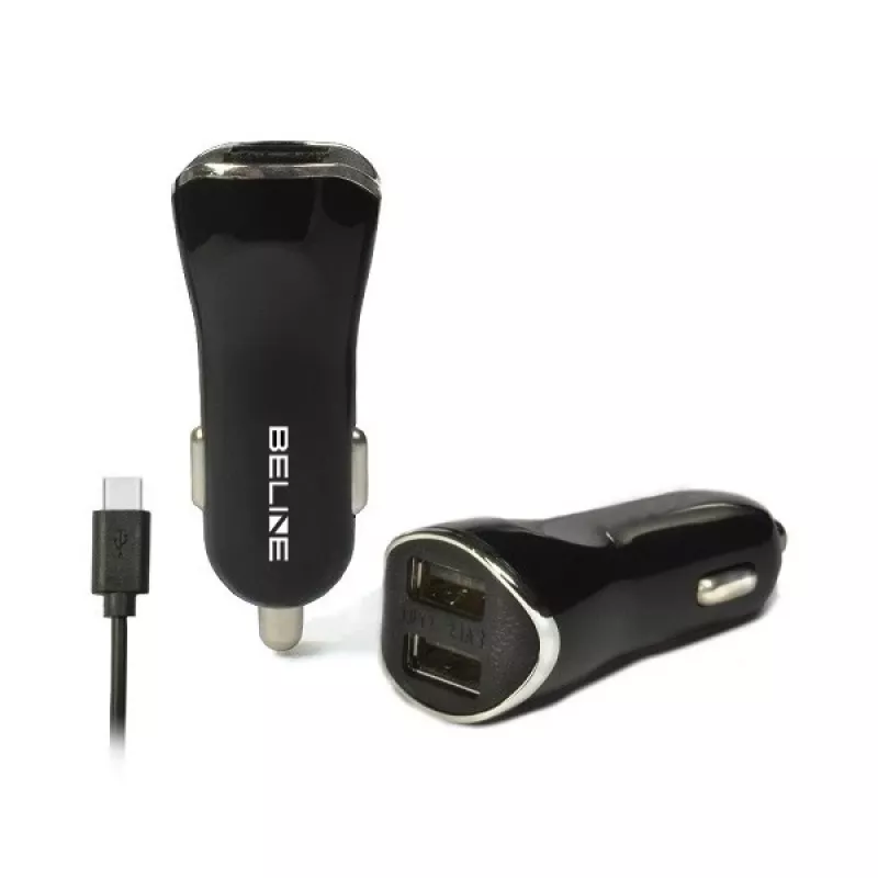 Car charger 2xUSB + USB-C 2,1A Juoda