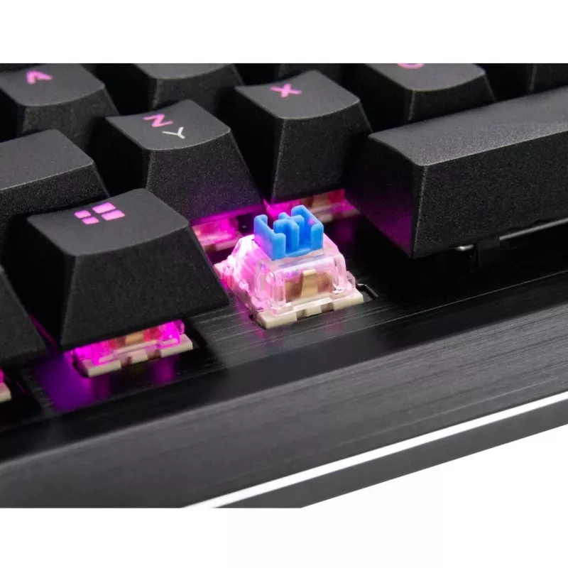 Inter-Tech NK-2000ME klaviatūra USB QWERTZ juoda (88884100)