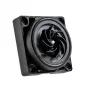 Pump BitsPower K1M — kompaktiškas juodas vandens aušinimo siurblys, 8–16V, 0,7A, 8,4W, 62×62×28,1 mm