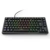 Sharkoon SGK25 klaviatūra, namų, USB, QWERTZ, vokiška, juoda, 75%, RGB LED
