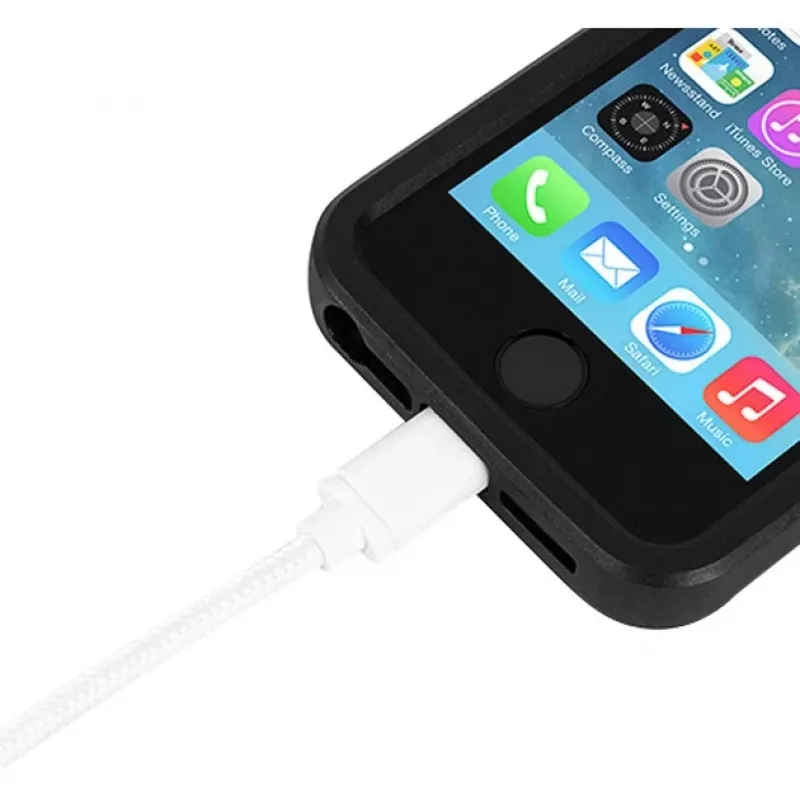 USB 2.0 adapterio laidas, USB-A kištukas > Lightning kištukas (balta, 2,0 metro)