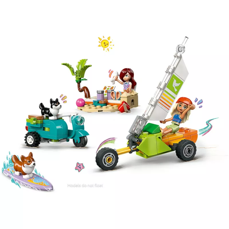 LEGO FRIENDS 42641 Šunų banglenčių ir paspirtuko nuotykiai