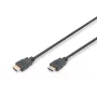 Assmann HDMI didelės spartos jungiamasis kabelis. A tipo M/M. 5,0 m. su Ethernet. buvęs HDMI 1.4. UL. juodas. auksinis (AK-330114-050-S)
