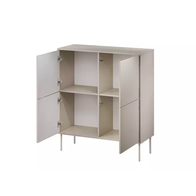 4D komoda TRESSE 100x40x110 kašmyro matinis