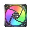 MONTECH AX120 PRO JUODAS 120mm ARGB korpuso ventiliatorius