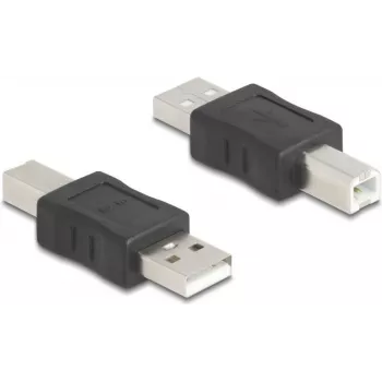 DeLOCK 67198 kabelio sąsajos keitiklis USB Type-A USB Type-B juoda