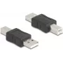 DeLOCK 67198 kabelio sąsajos keitiklis USB Type-A USB Type-B juoda