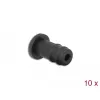 Dulkių dangtelis DeLOCK 60251 3,5 mm stereofoniniam lizdui (moteriškam) 10 vnt. juodas