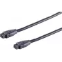 FireWire IEEE 1394b kabelis 9 kontaktų į 9 kontaktus, 5,0 m, juodas — Divers CO 77305