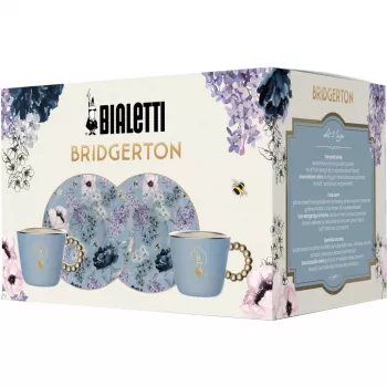 Bialetti Bridgerton for Espresso 2 vnt. x 80 ml Mėlyna