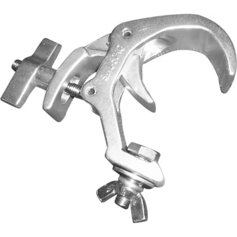 Santvara EUROLITE TH-270 Sidabrinė Quick-Lock plonas — lengva aliumininė atrama apšvietimui ir scenos įrenginiams